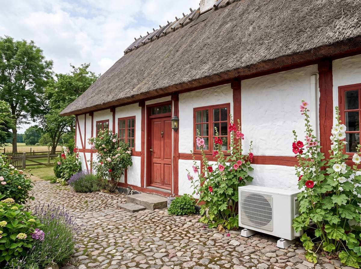 Luft til luft varmepumpe monteret på hus — Holmegaard, Køge, Stevns og Faxe