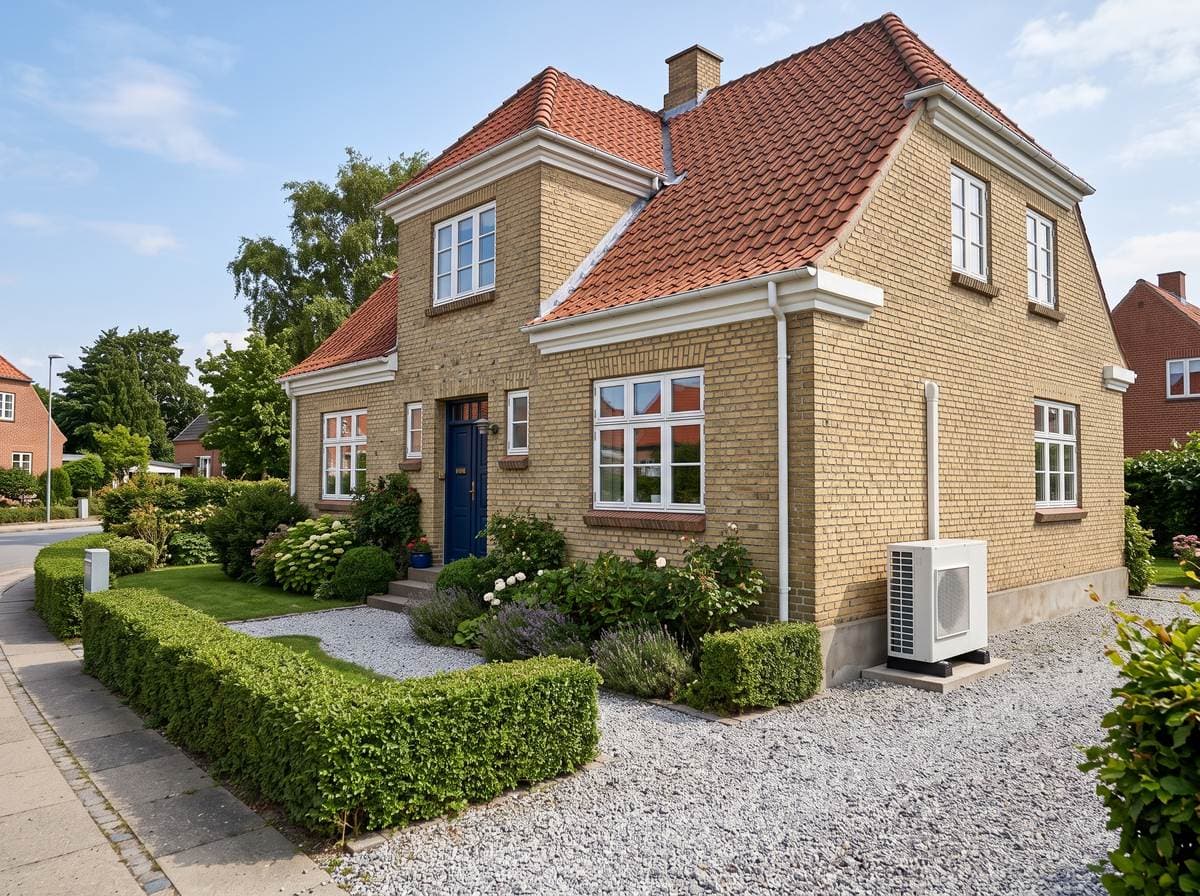 Luft til luft varmepumpe monteret på hus — Vemmelev, Midt- og Vestsjælland